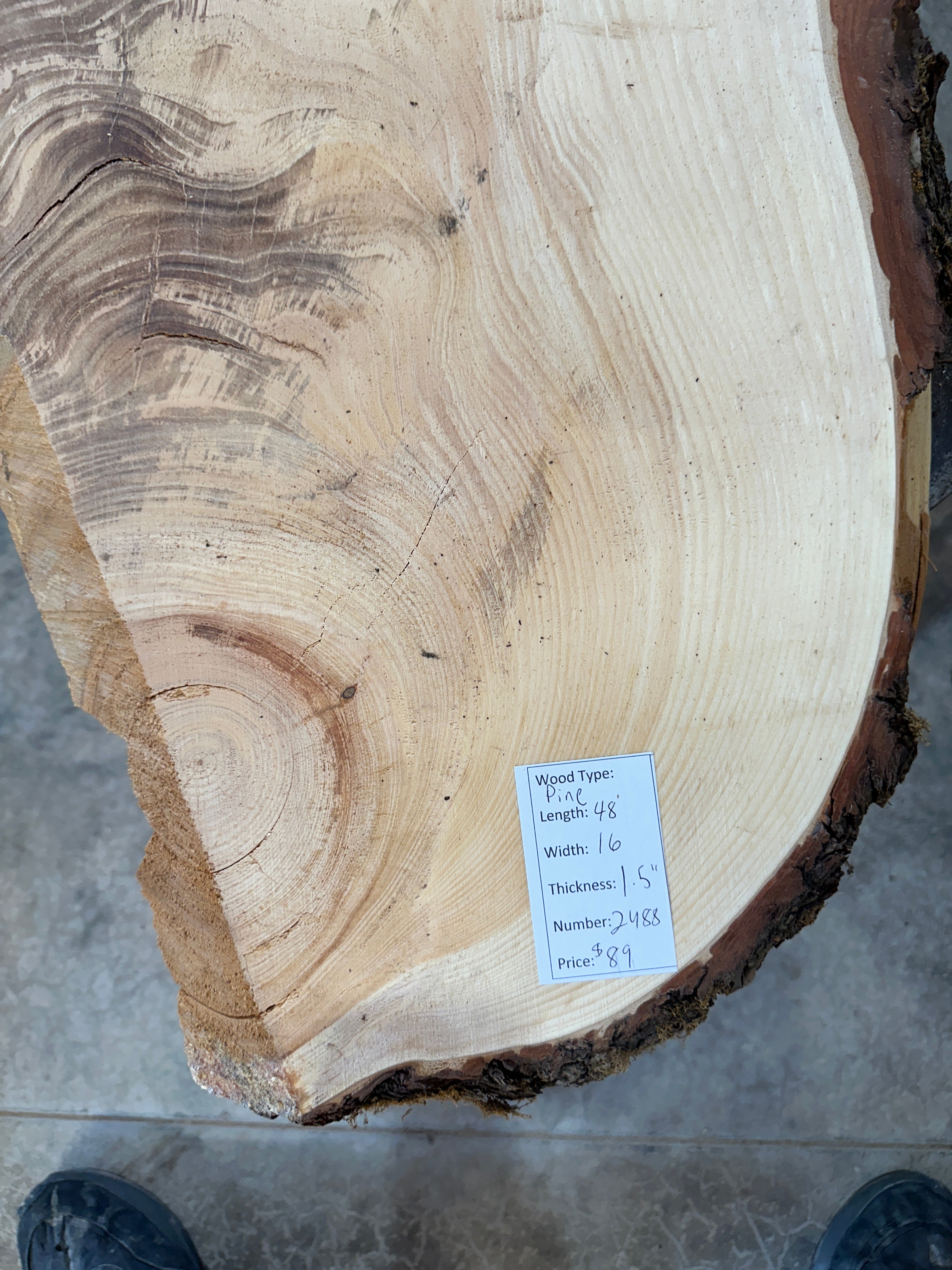 White Pine Slab