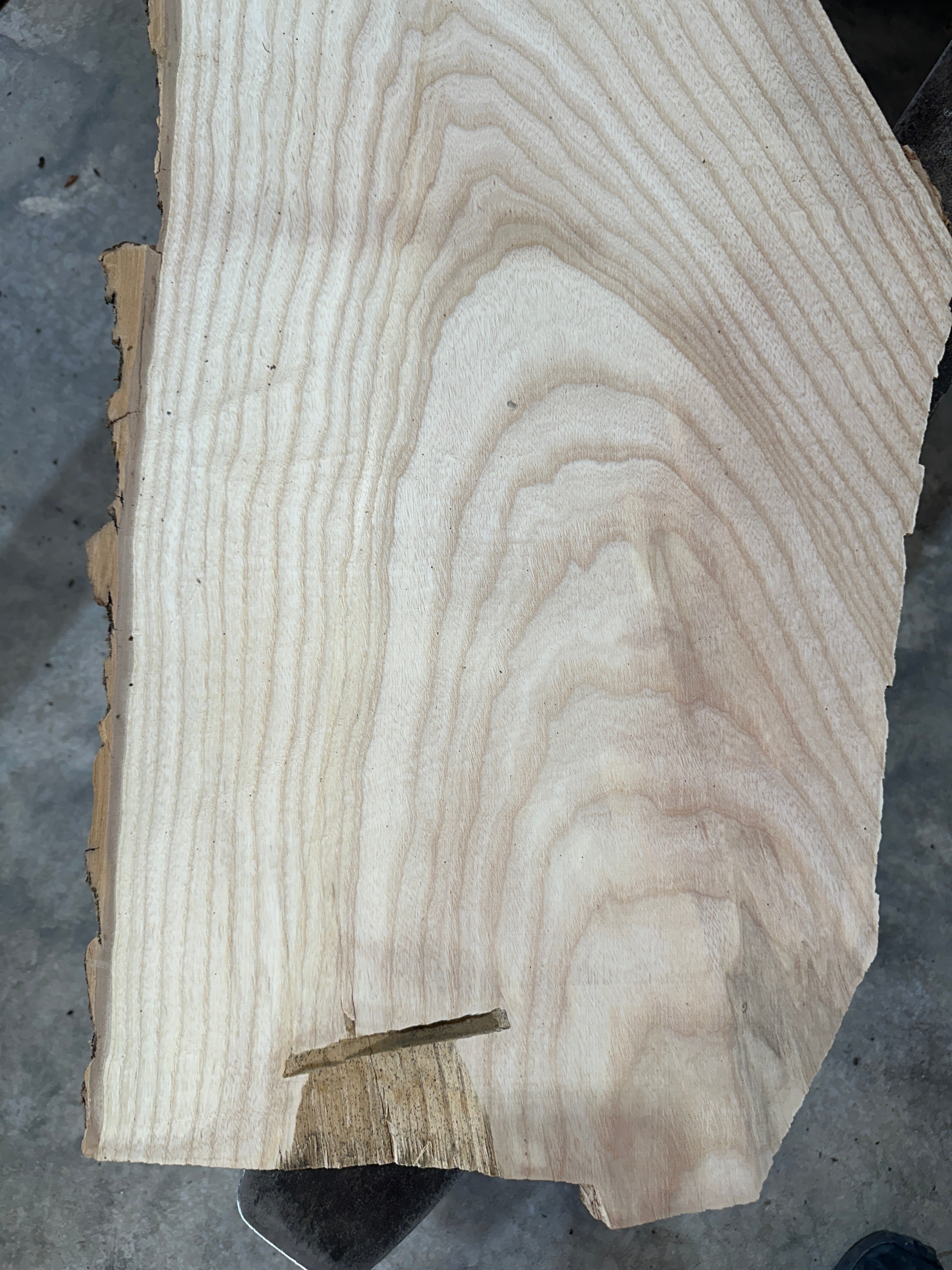 White Ash slab