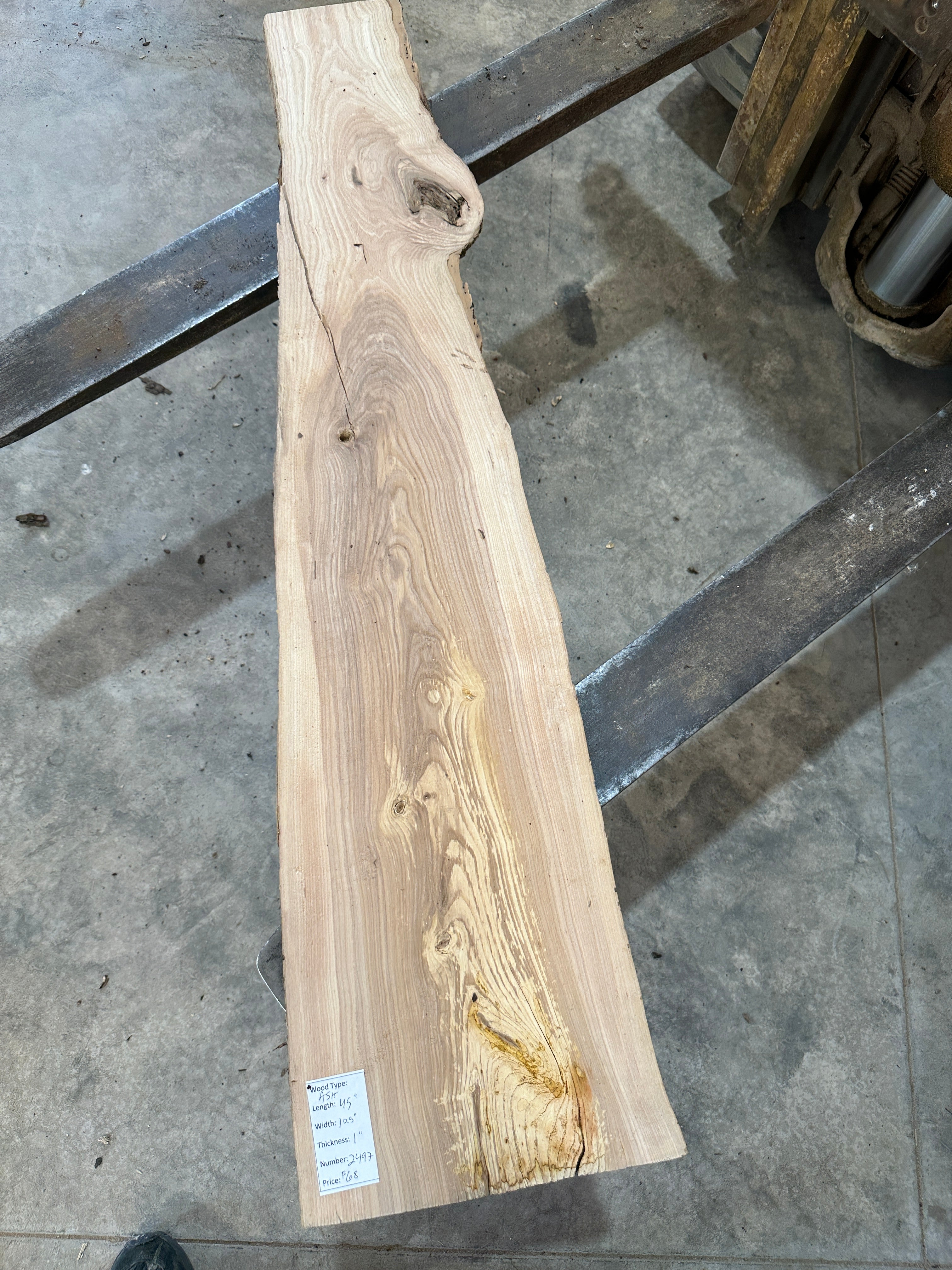 White Ash slab