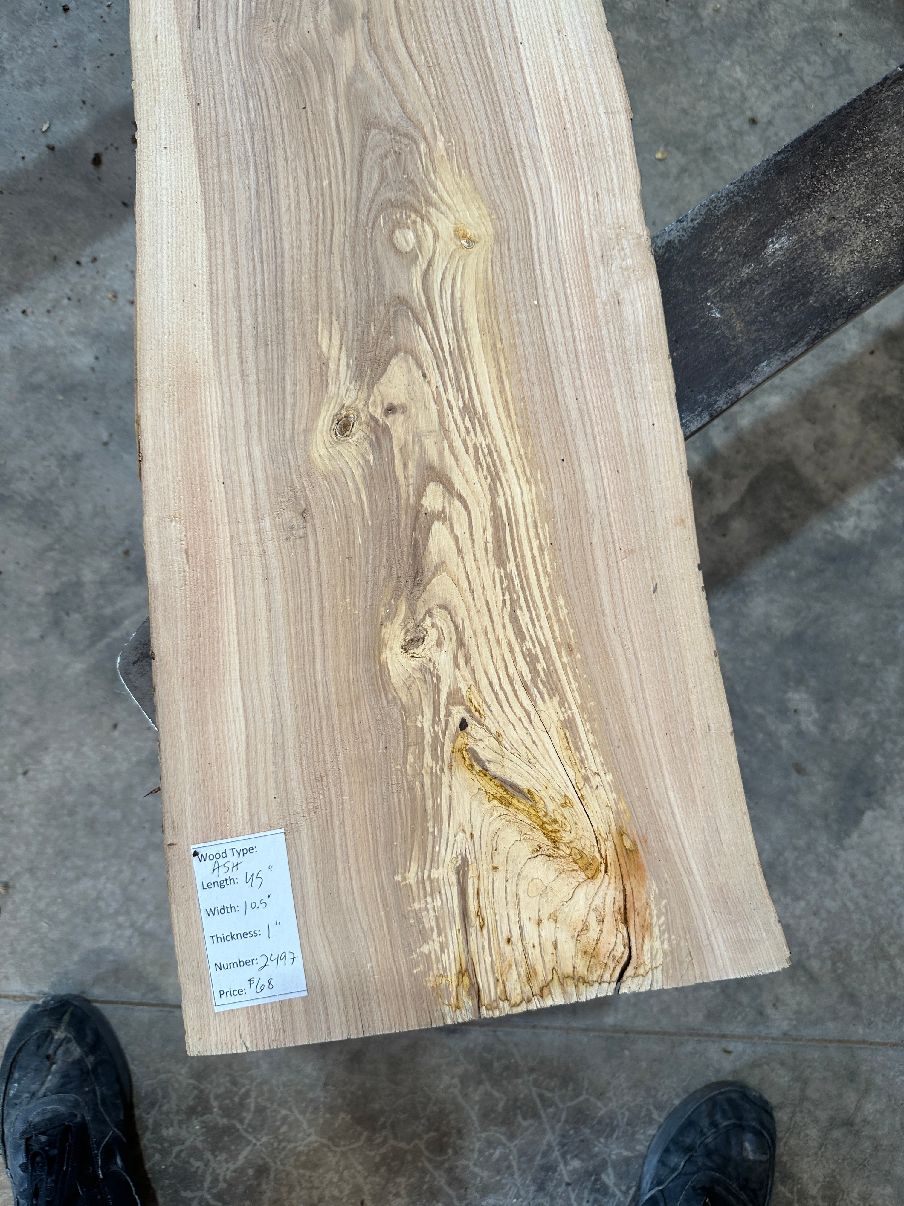 White Ash slab