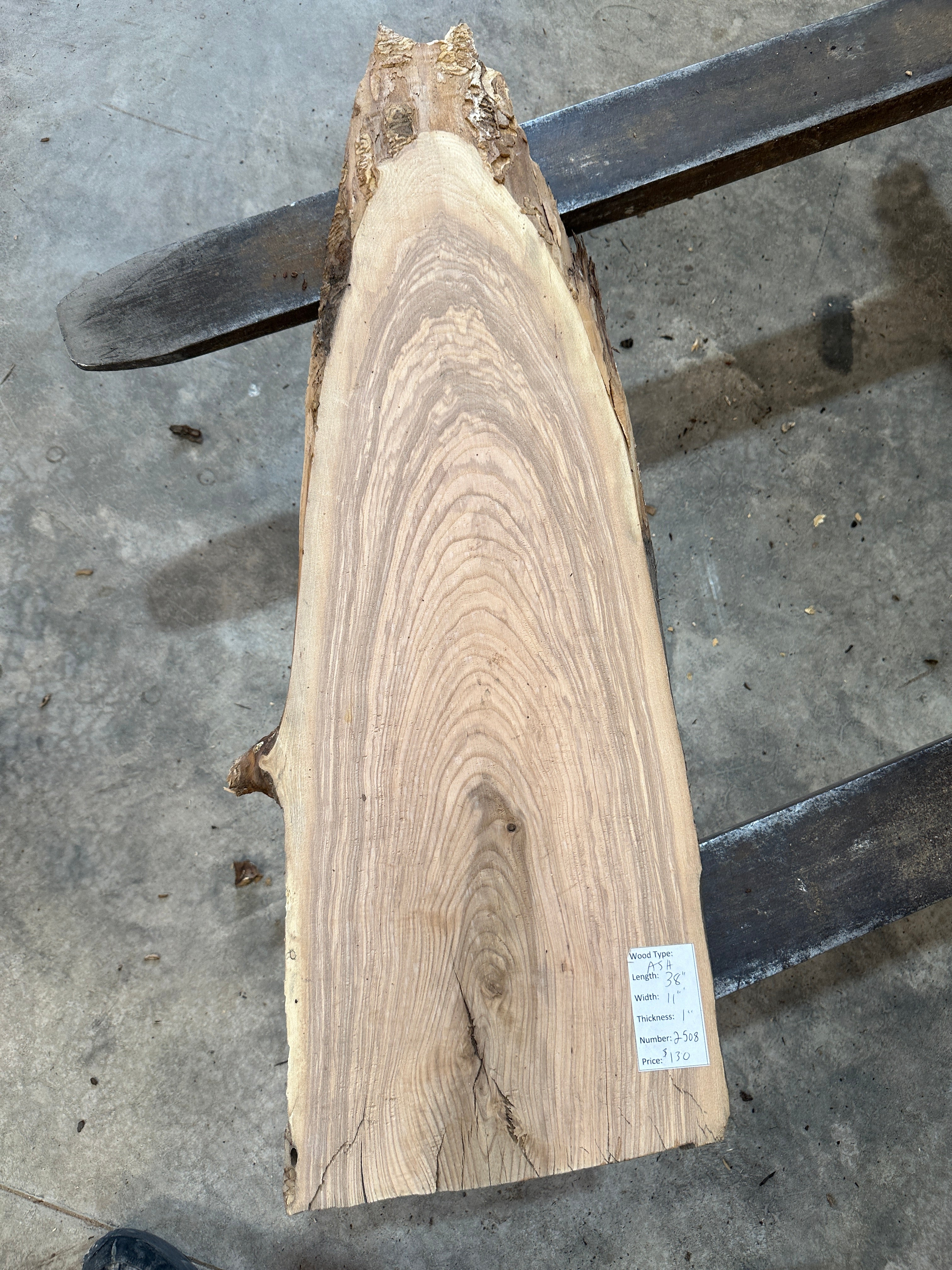 White Ash slab