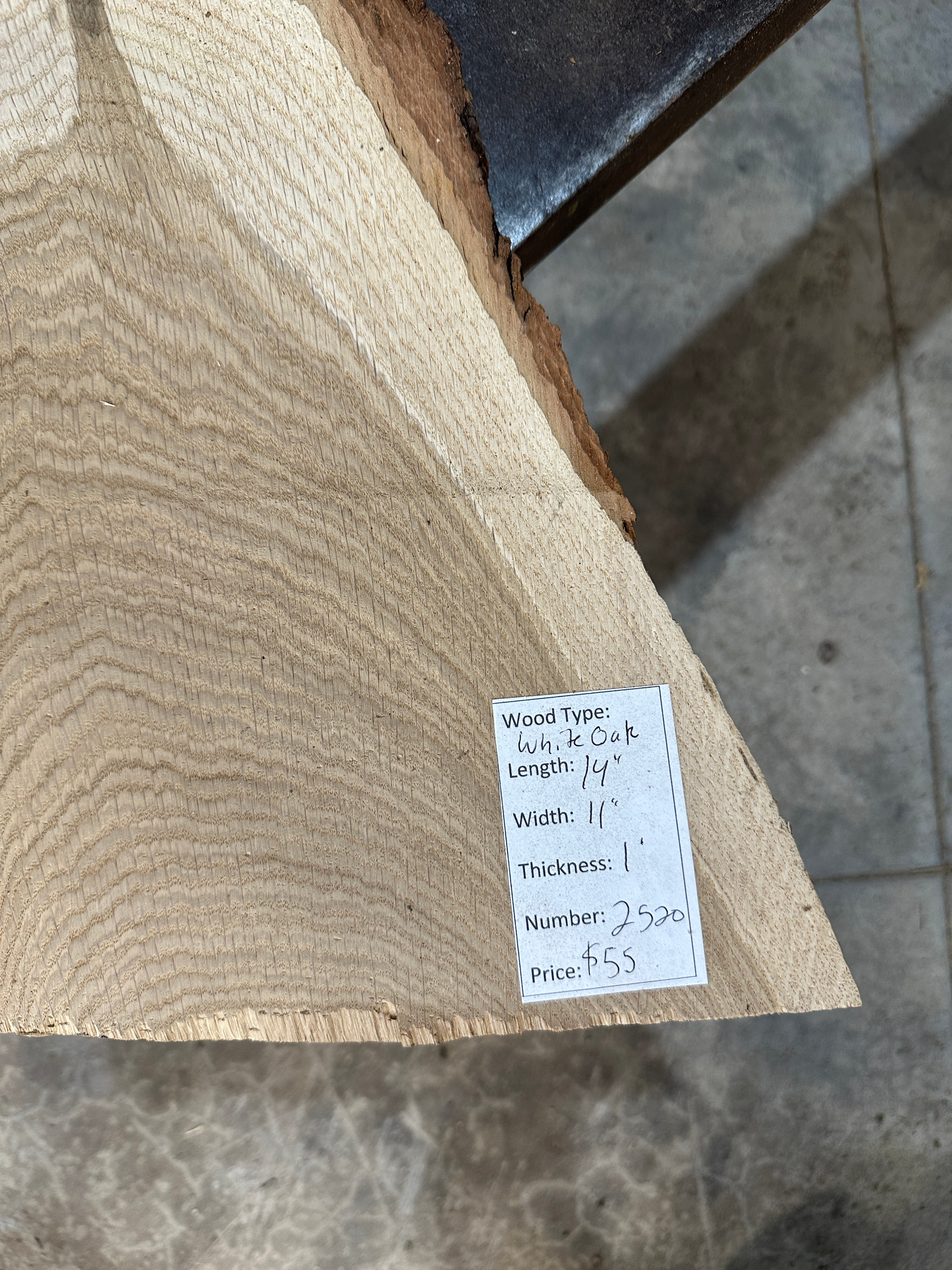 White Oak Slab