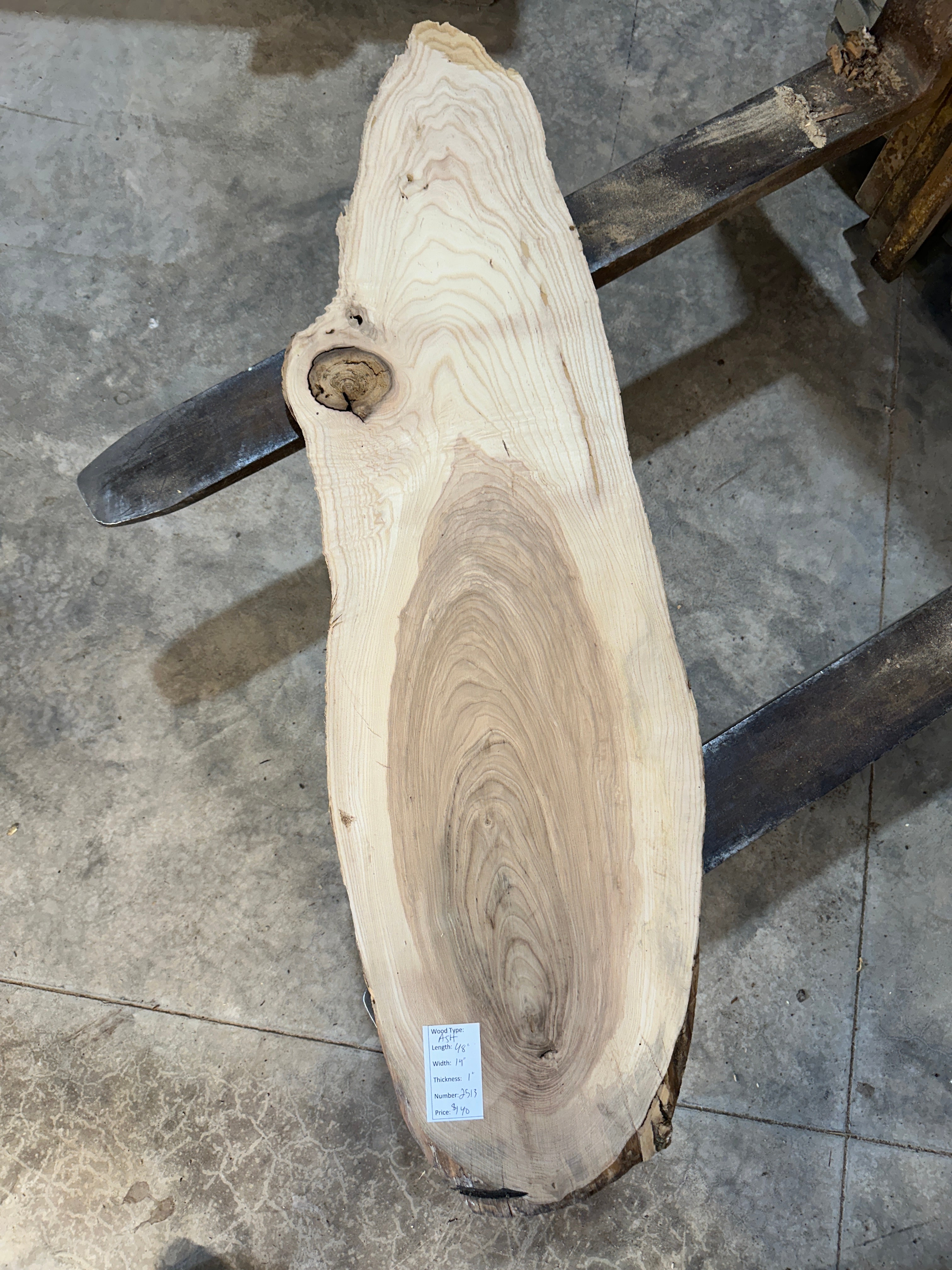 White Ash slab