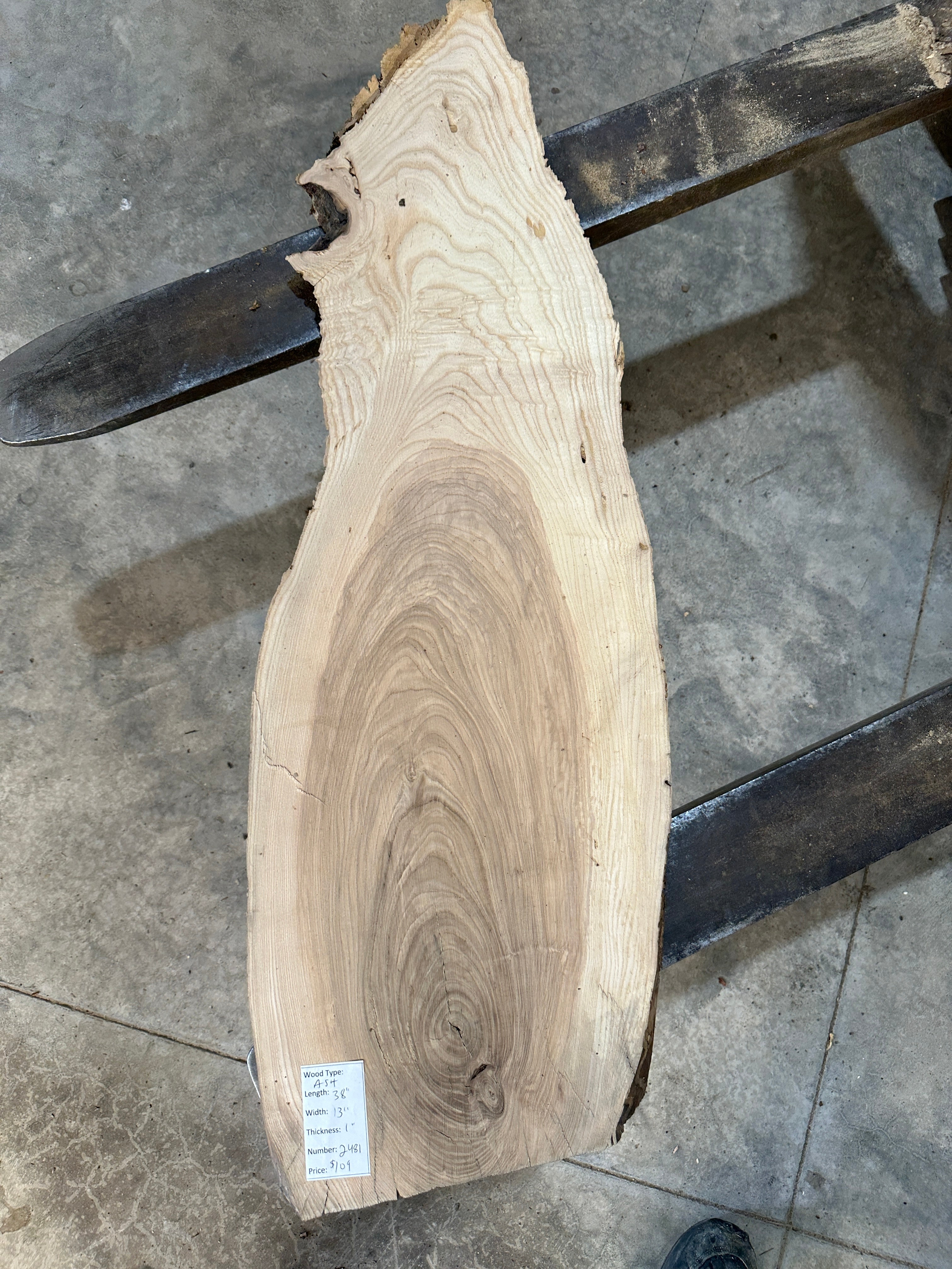 White Ash slab
