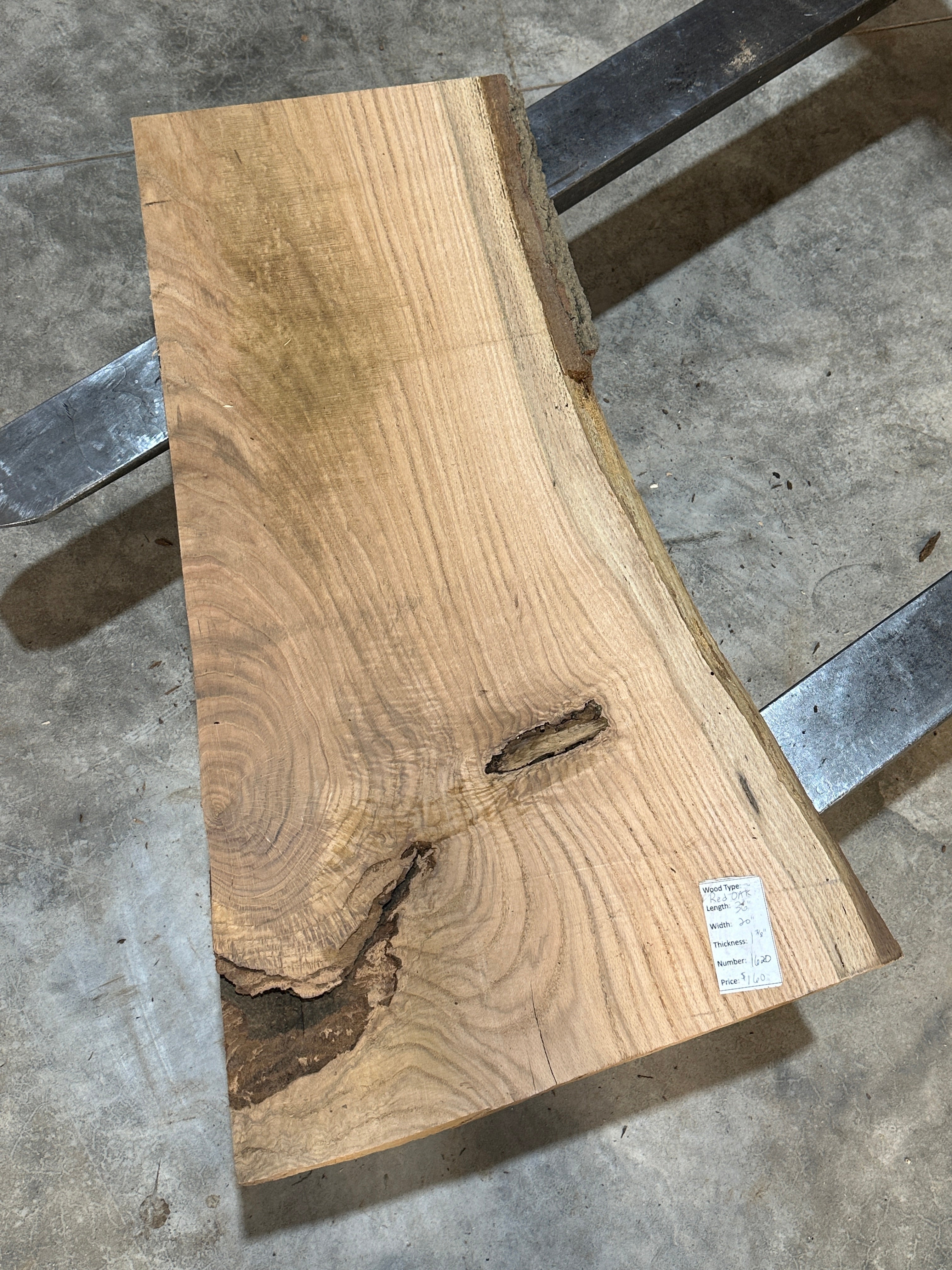 Red Oak Slab