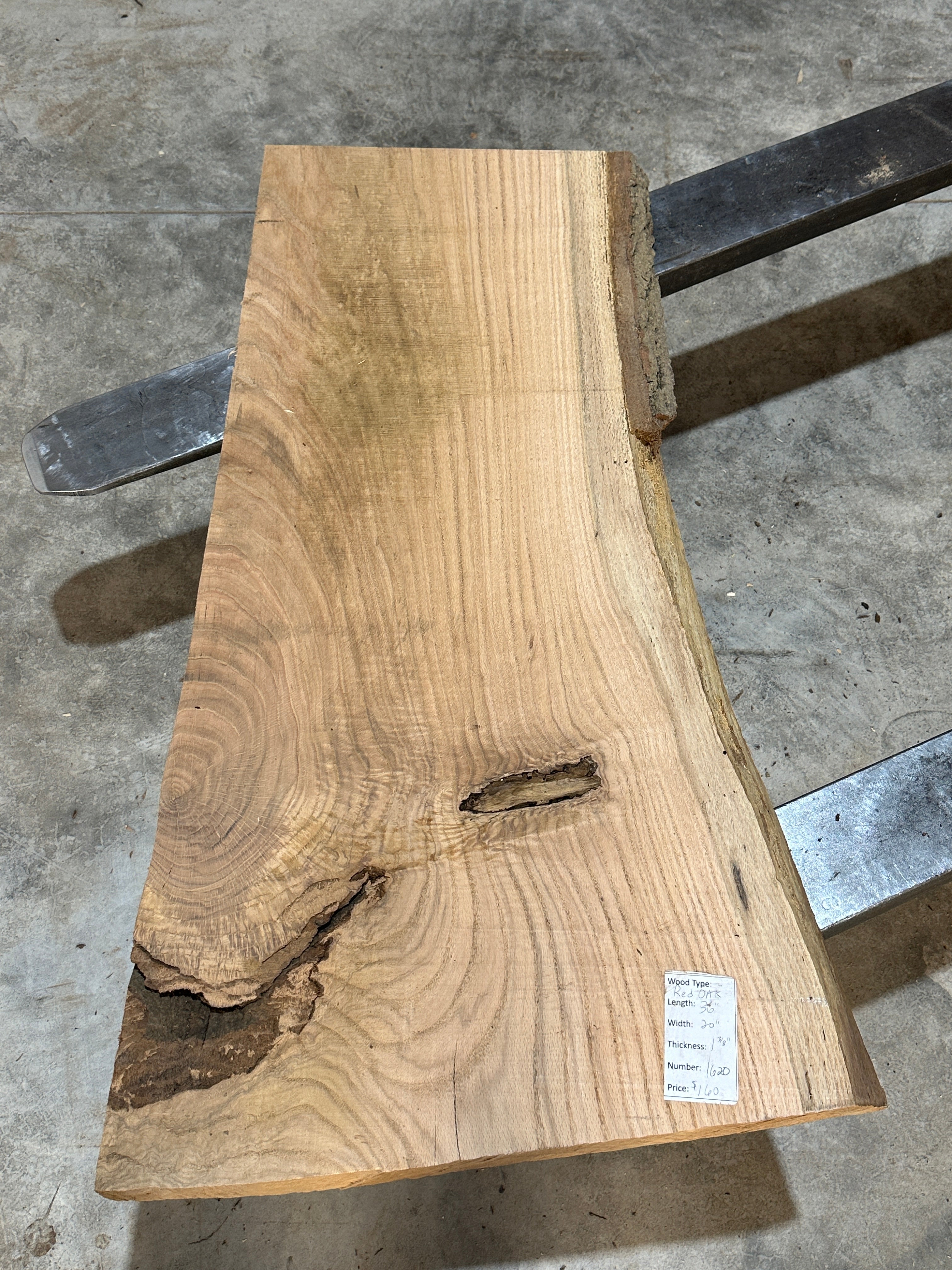 Red Oak Slab