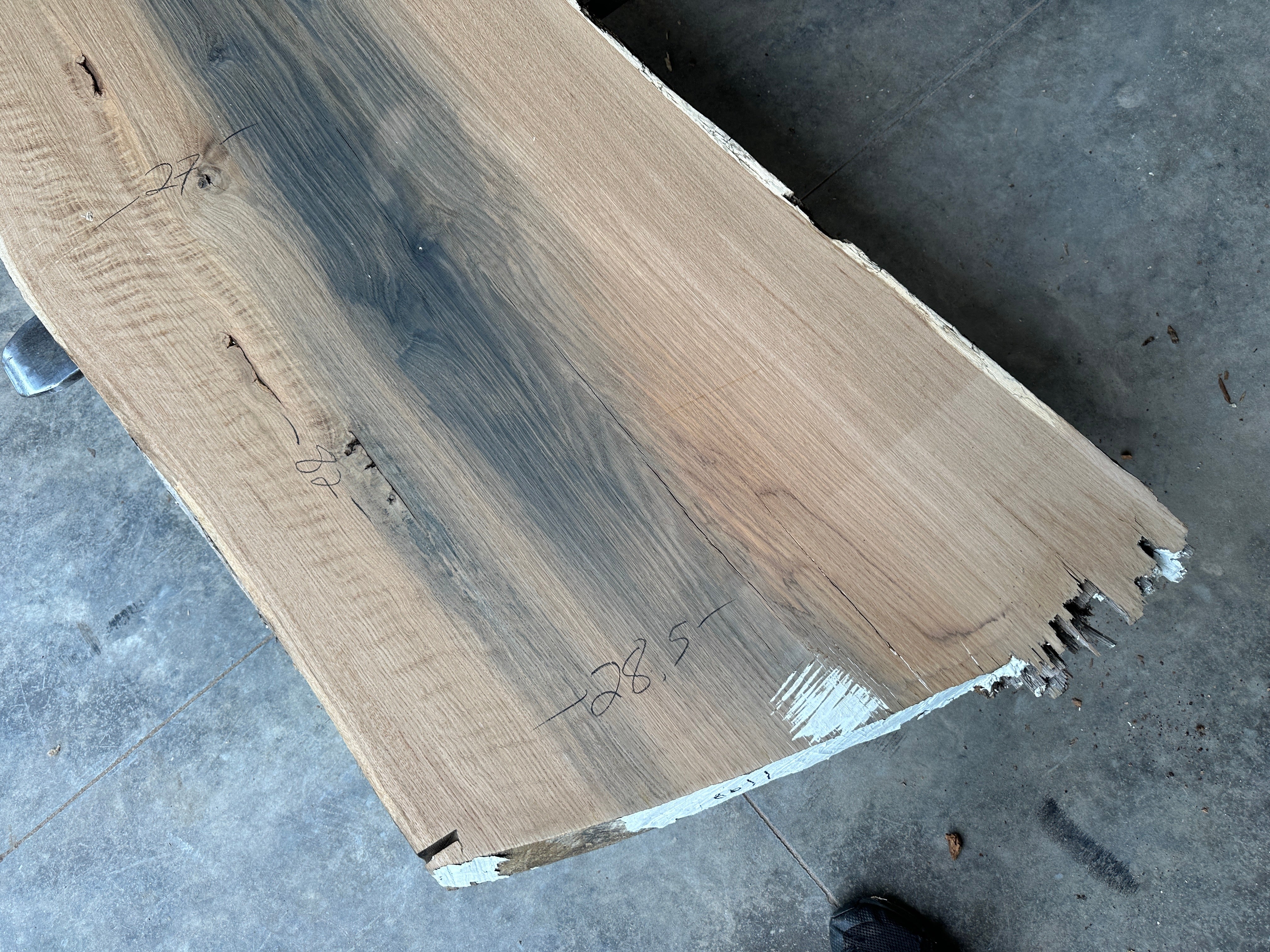 White Oak Lumber Slab