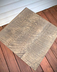 Quartersawn White Oak Cube 18" Coffee Side Table - Hazel Oak Farms
