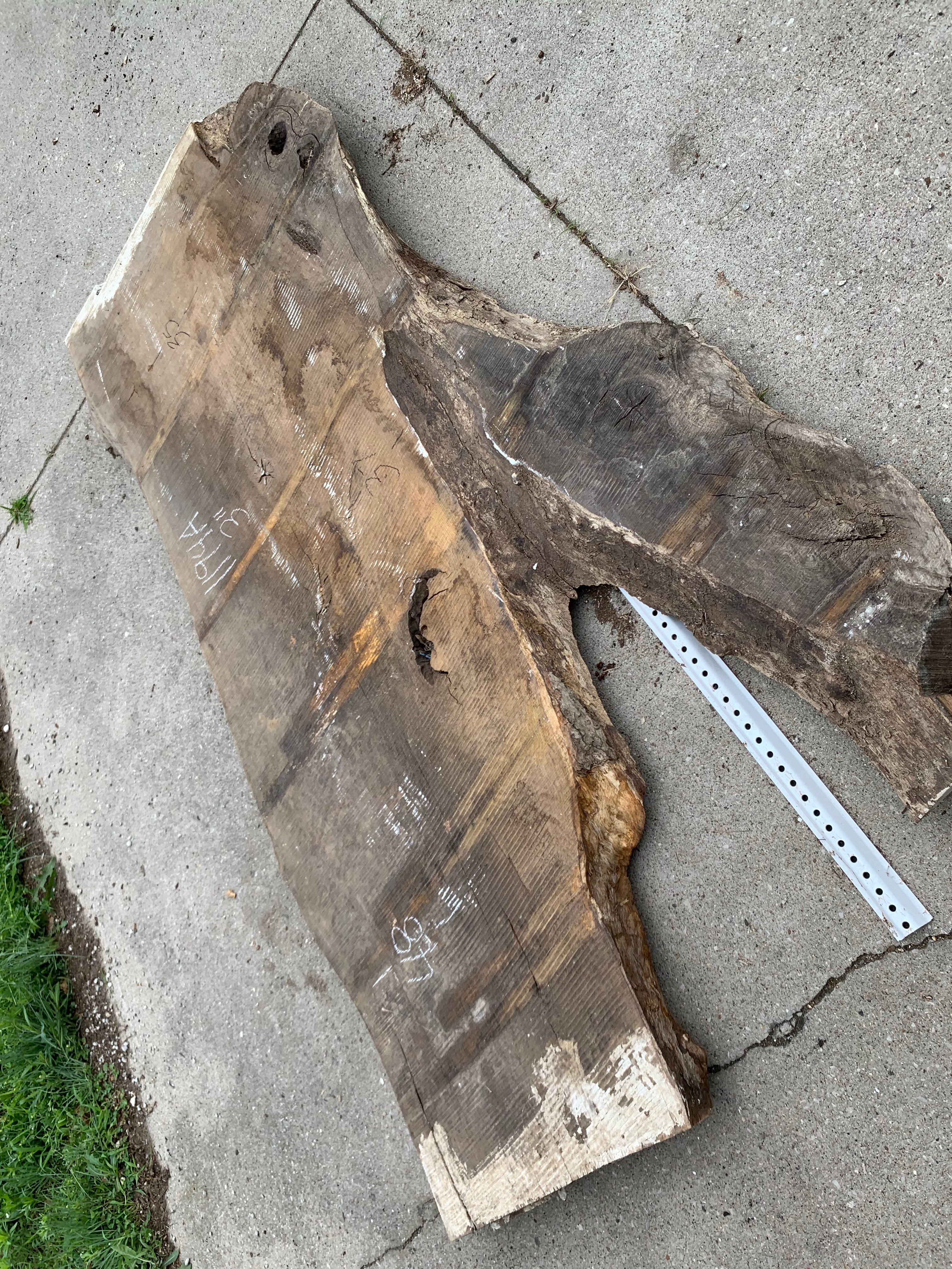 White Oak Lumber Slab Wood
