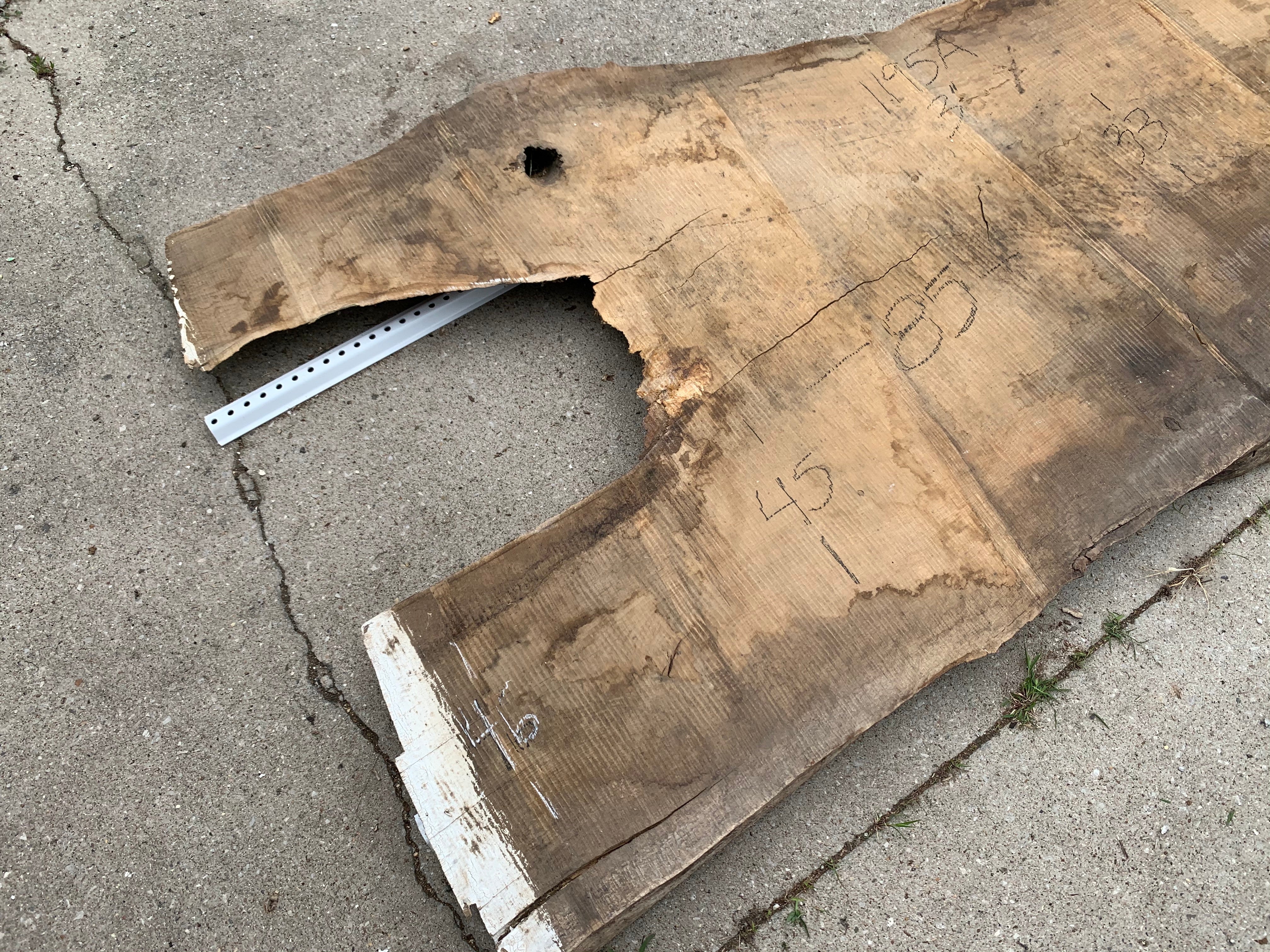 White Oak Lumber Slab Wood