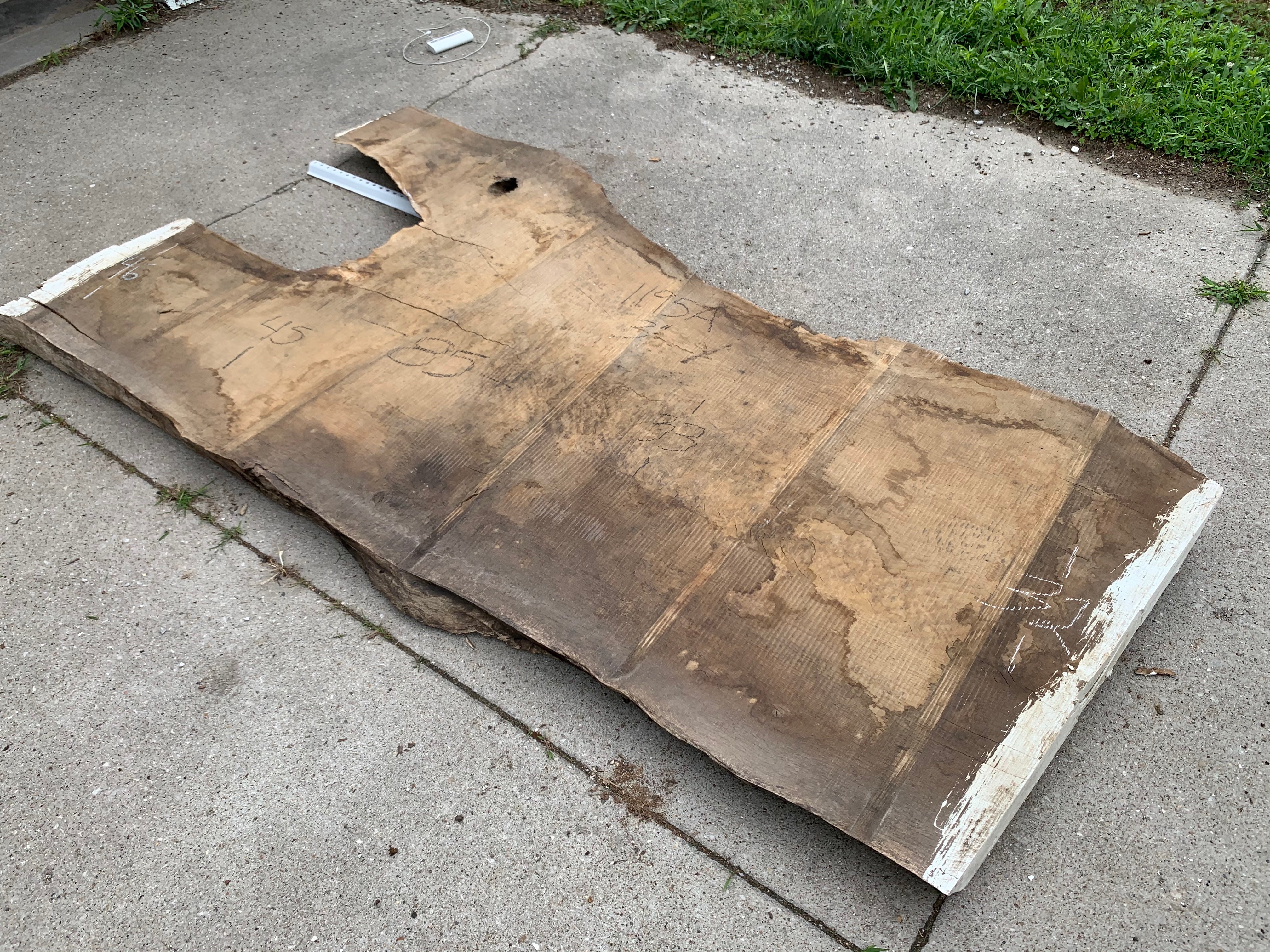 White Oak Lumber Slab Wood
