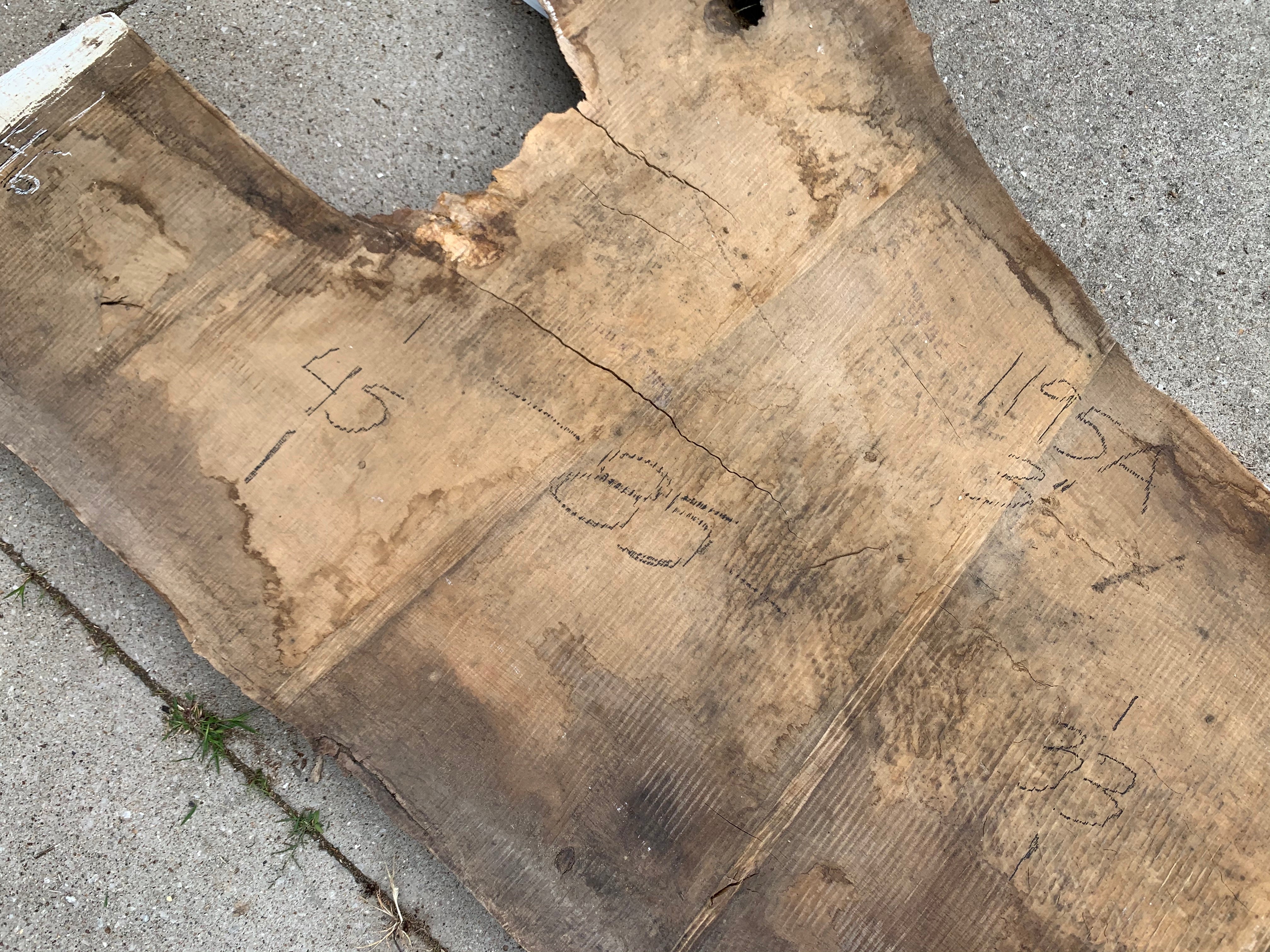 White Oak Lumber Slab Wood