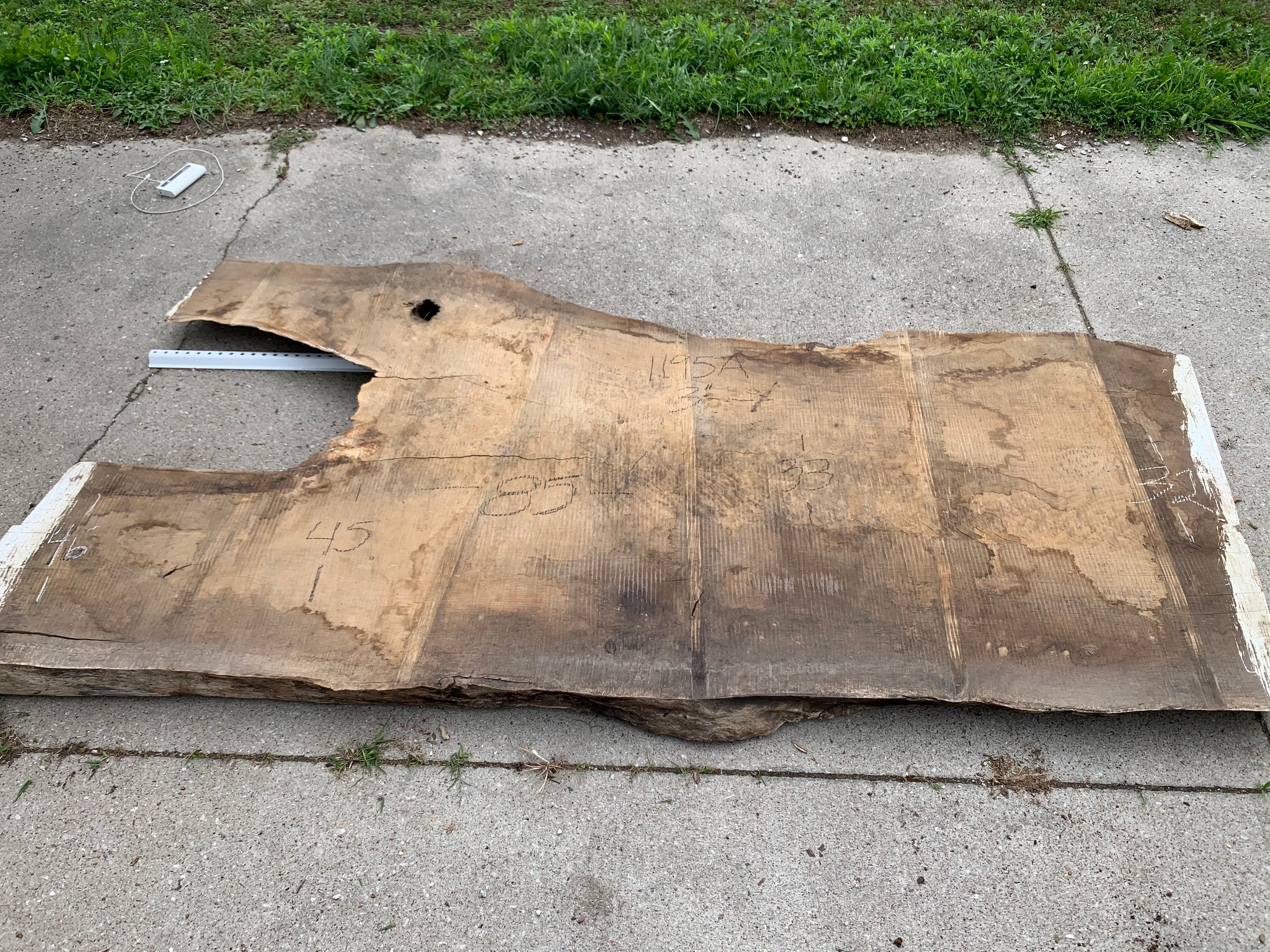 White Oak Lumber Slab Wood