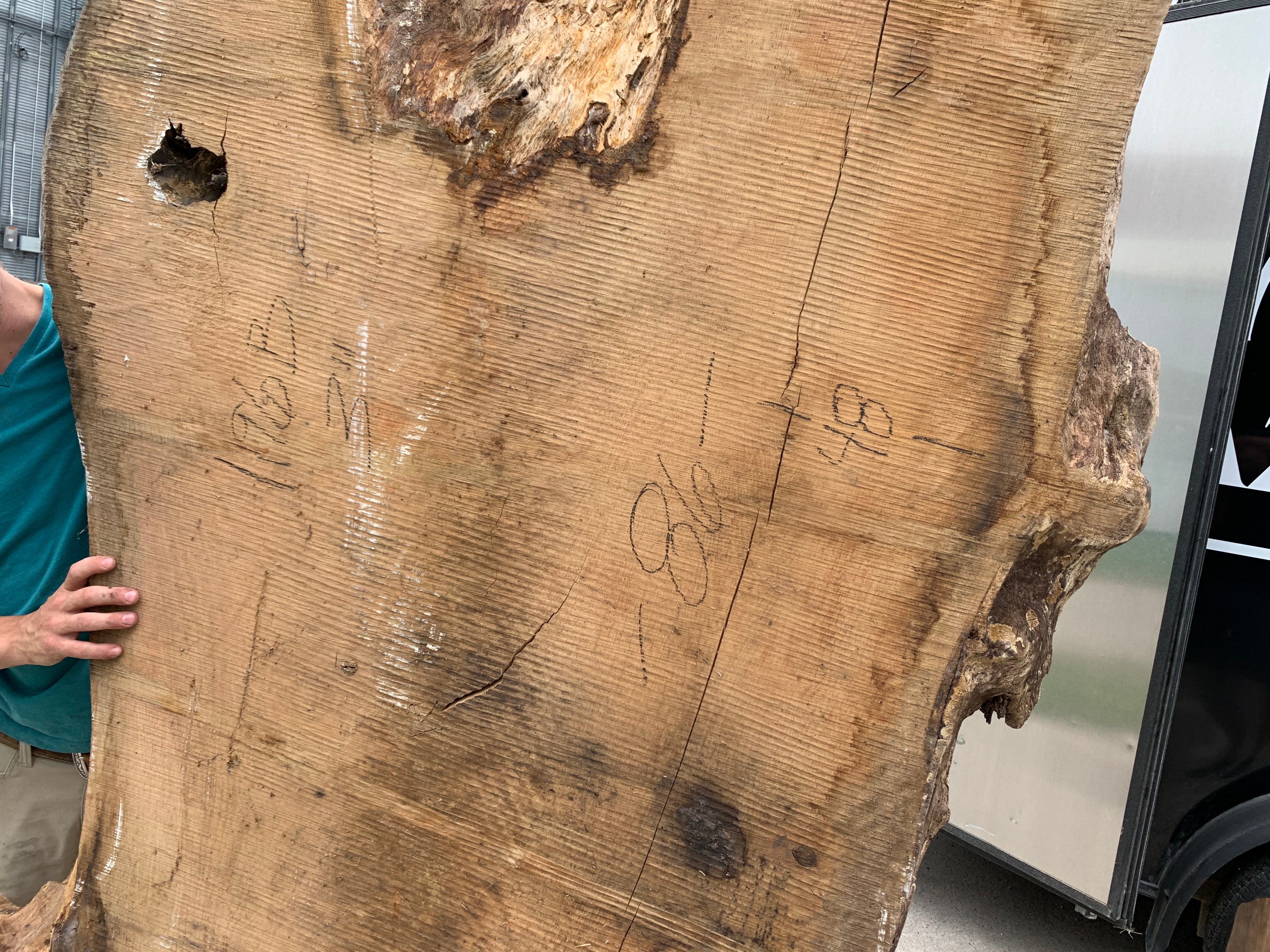 White Oak Lumber Slab Wood