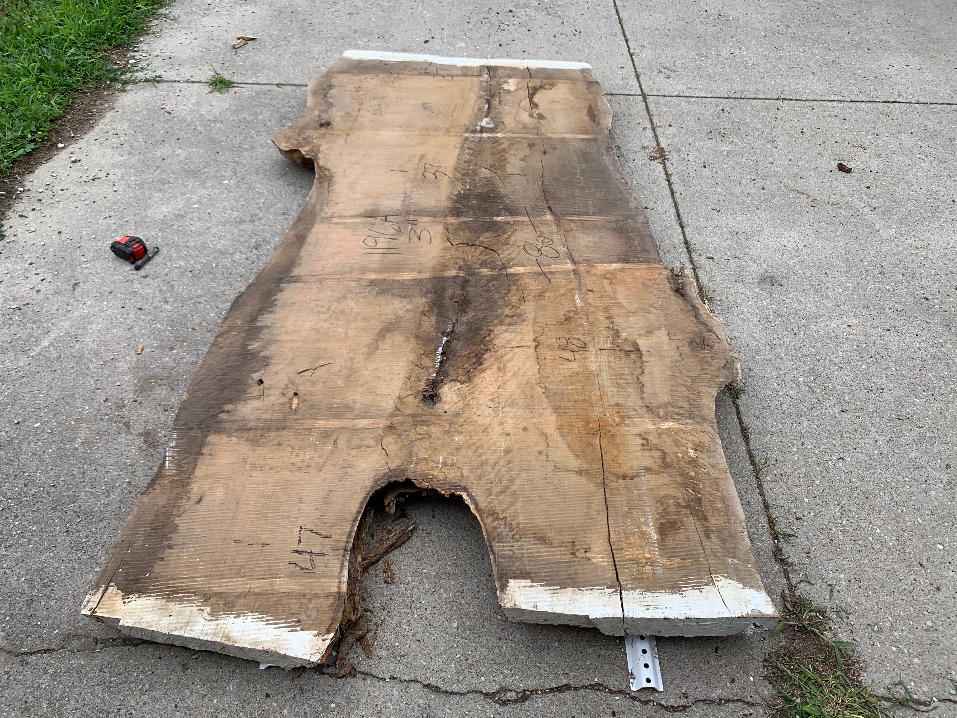 White Oak Lumber Slab Wood