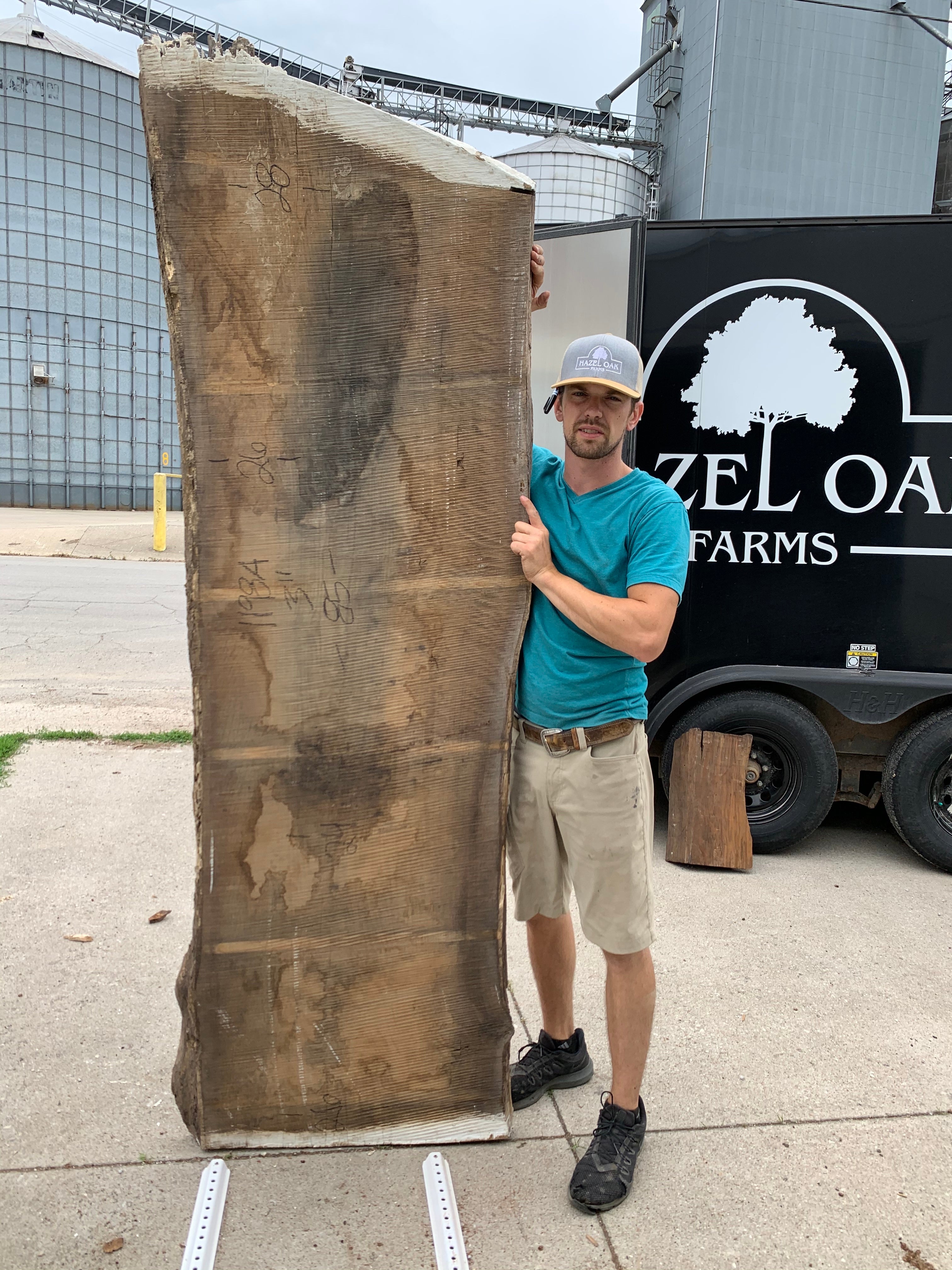 White Oak Lumber Slab Wood