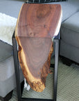 Live Edge Walnut Waterfall C Table (in stock)