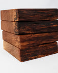 Set of 4 Live Edge White Oak Coasters