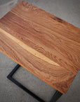 White Oak Modern Side C Table