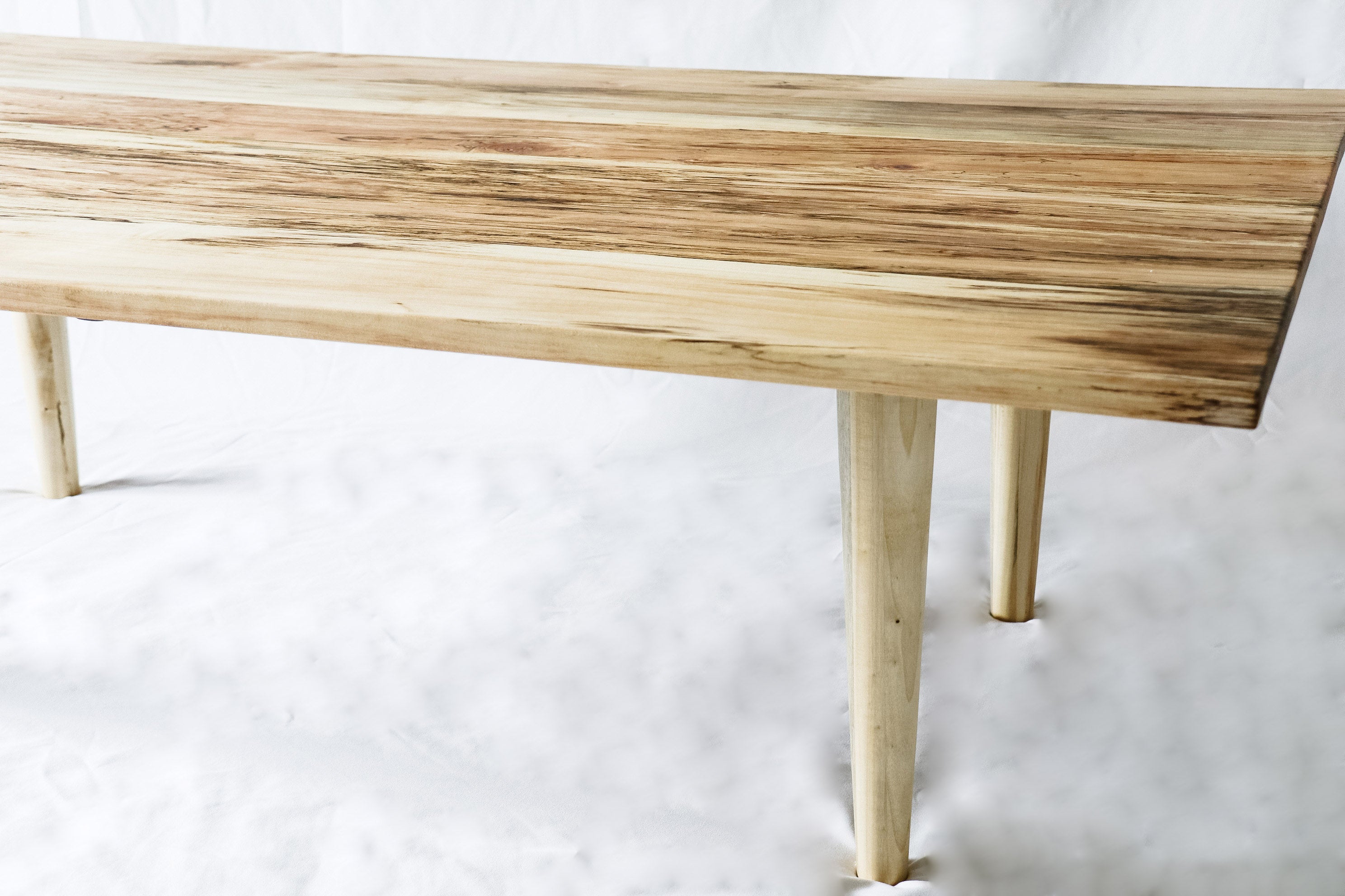 Stunning Wormy Ambrosia Maple Table Desk 