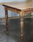 Classic Farmhouse Dining Table with Thick Top - Hazel Oak Farms Handmade Furniture in Iowa, USA