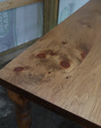 Classic Farmhouse Dining Table with Thick Top - Hazel Oak Farms Handmade Furniture in Iowa, USA
