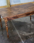 Alder Farmhouse Dining Table with 3" Narrow Legs - Hazel Oak Farms