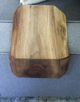 Live Edge 6" Walnut Wood Armrest Table (in stock) - Hazel Oak Farms