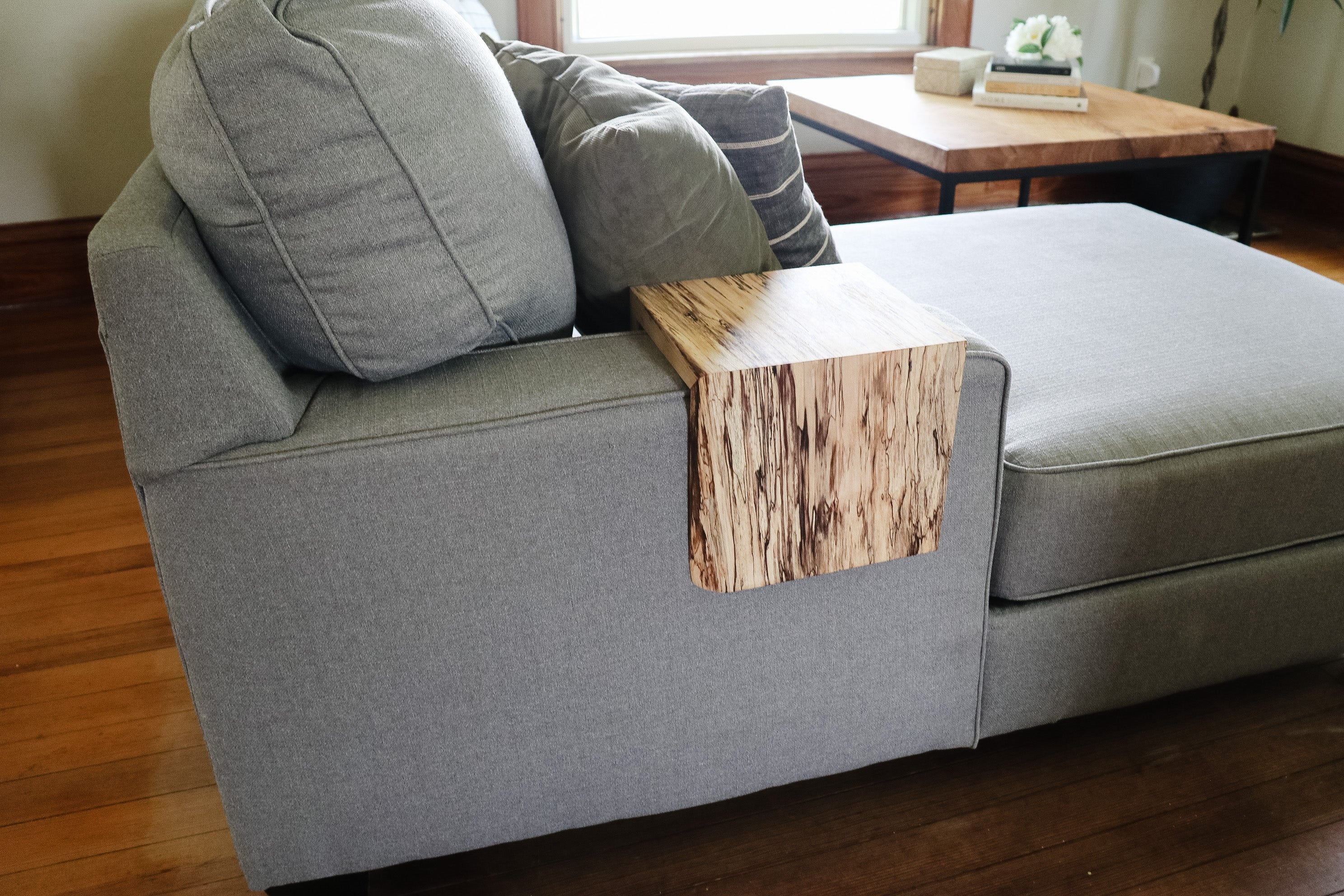 Spalted Maple Armrest Table