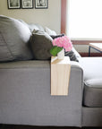 Live Edge Soft Maple Armrest Table