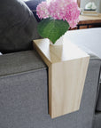 Live Edge Soft Maple Armrest Table