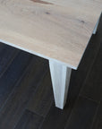 Solid White Oak Shaker Style Dining Table