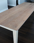 Solid White Oak Shaker Style Dining Table