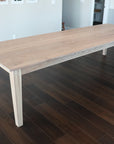 Solid White Oak Shaker Style Dining Table