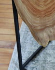 Live Edge Honey Locust Waterfall C Table - Hazel Oak Farms