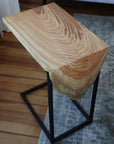Live Edge Honey Locust Waterfall C Table - Hazel Oak Farms