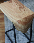 Live Edge Honey Locust Waterfall C Table - Hazel Oak Farms