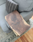 Live-Edge Walnut Waterfall Plate C-Table (in stock) - Hazel Oak Farms