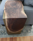 Live-Edge Walnut Waterfall Plate C-Table (in stock) - Hazel Oak Farms