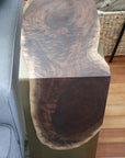 Live-Edge Walnut Waterfall Plate C-Table (in stock) - Hazel Oak Farms