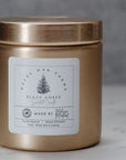 Black Amber - Melissa's Pure Soy Candles (in stock) - Hazel Oak Farms