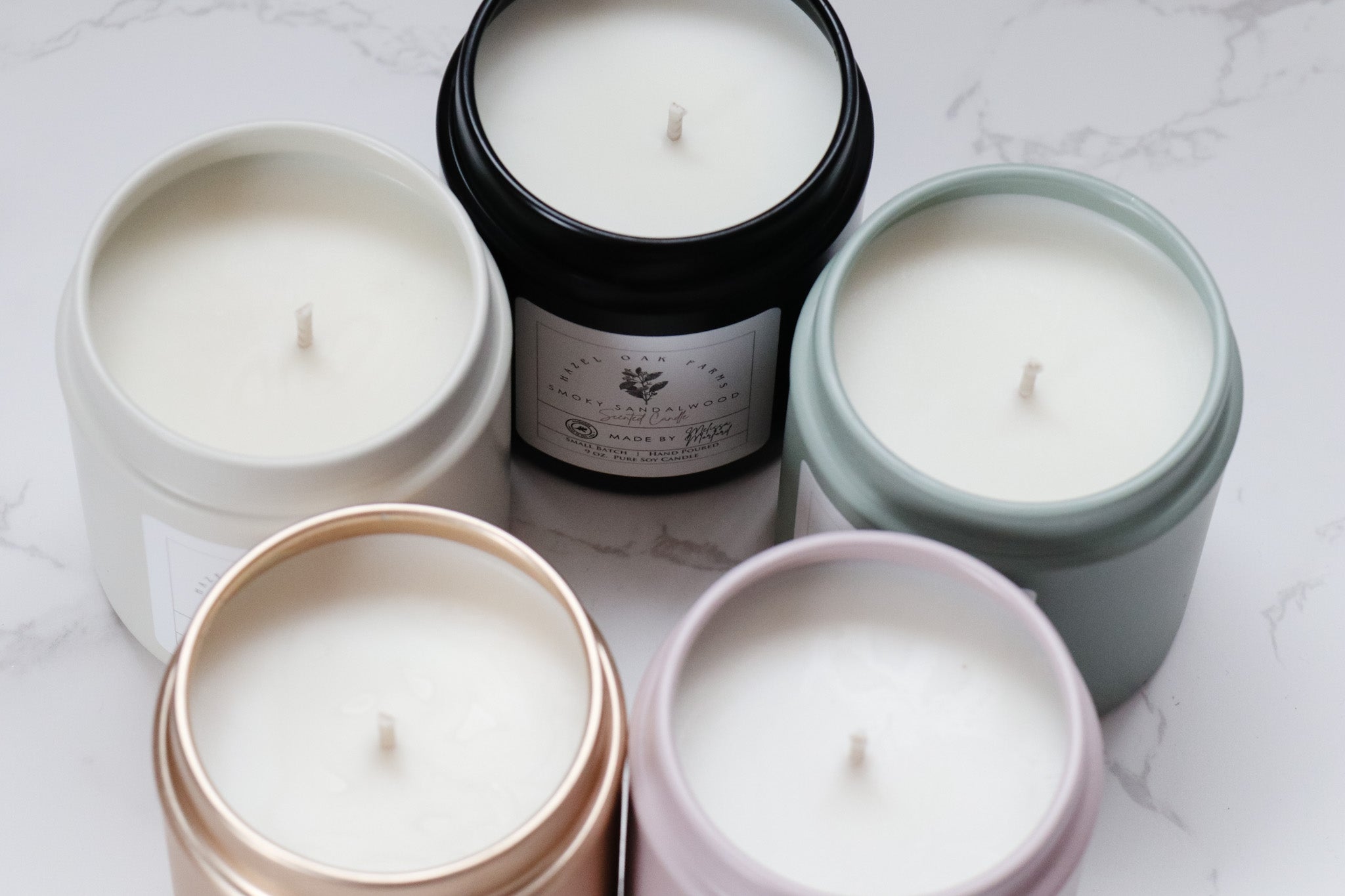 Melissa's Pure Soy Candles (in stock) - Hazel Oak Farms