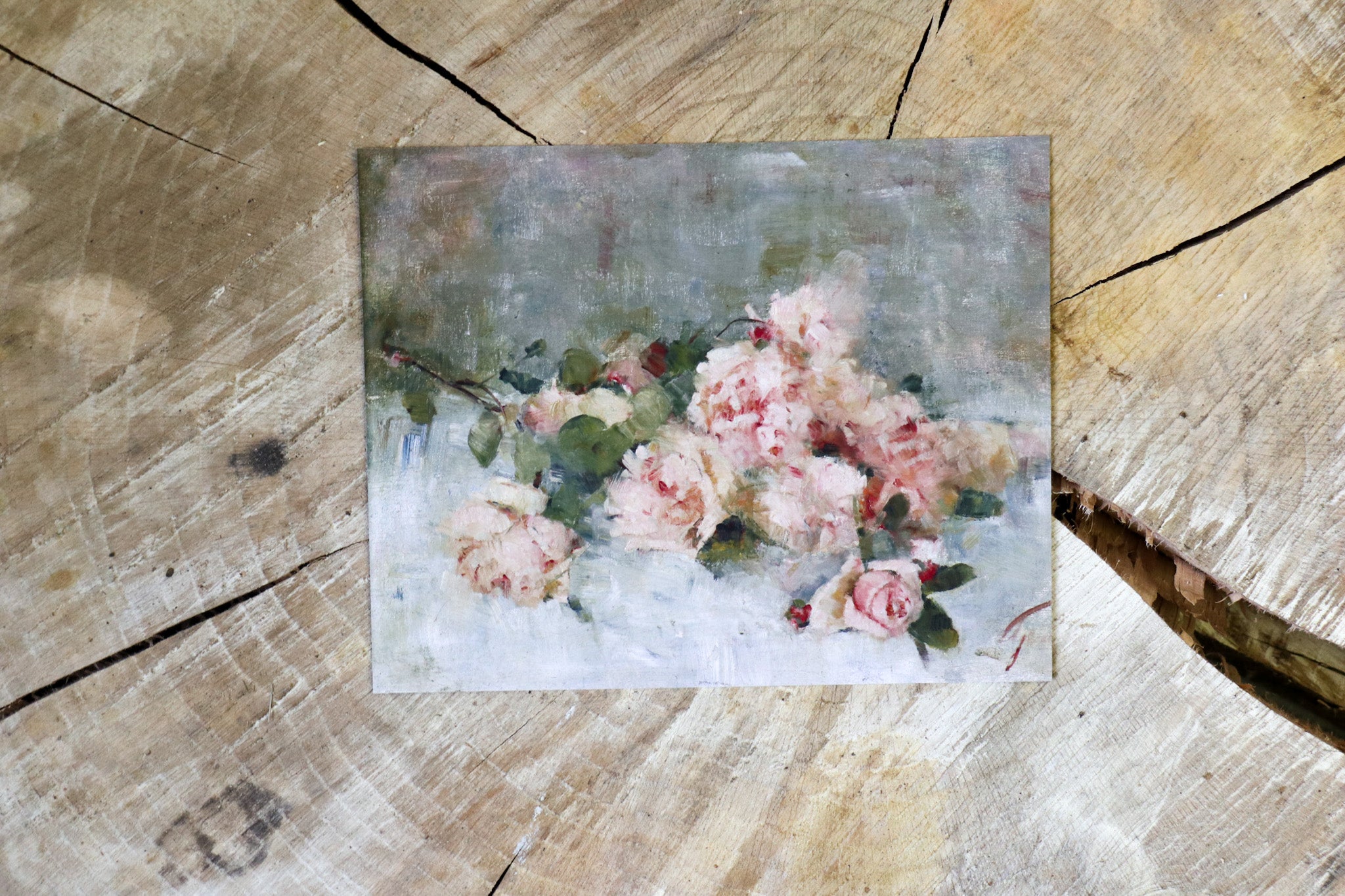 Vintage Art Print - Vintage Flowers (in stock) - Hazel Oak Farms