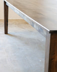 Pine Stained Modern Shaker Dining Table
