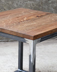 Quartersawn White Oak Cube 18" Coffee Side Table