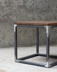 Quartersawn White Oak Cube 18" Coffee Side Table