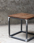 Quartersawn White Oak Cube 18" Coffee Side Table