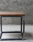 Quartersawn White Oak Cube 18" Coffee Side Table