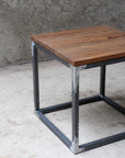 Quartersawn White Oak Cube 18" Coffee Side Table