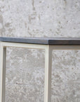 Modern Metal & Wood Console Entryway Table